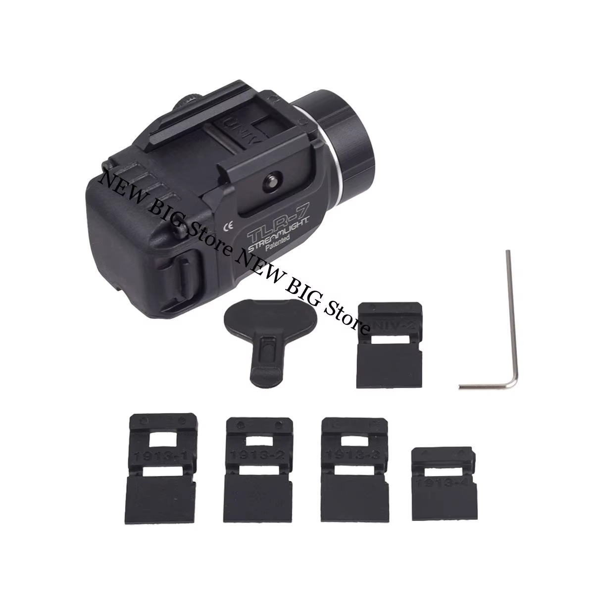 TLR-7 Linterna táctica LED estroboscópica para riel Picatinny 20 mm - imagen 5