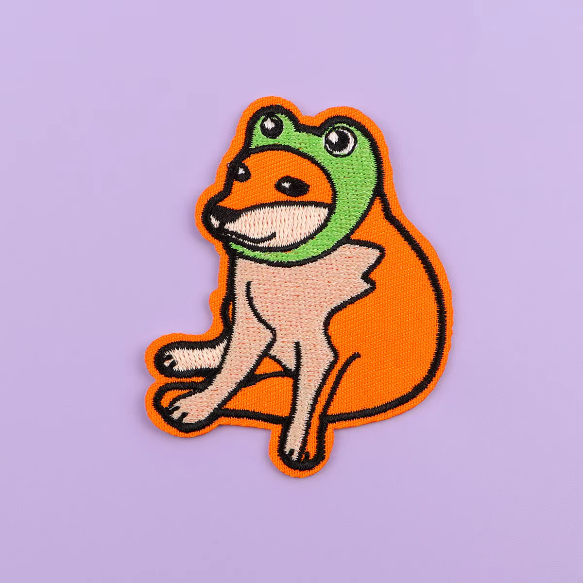 Parche bordado ojo de rana para planchar o coser - imagen 4