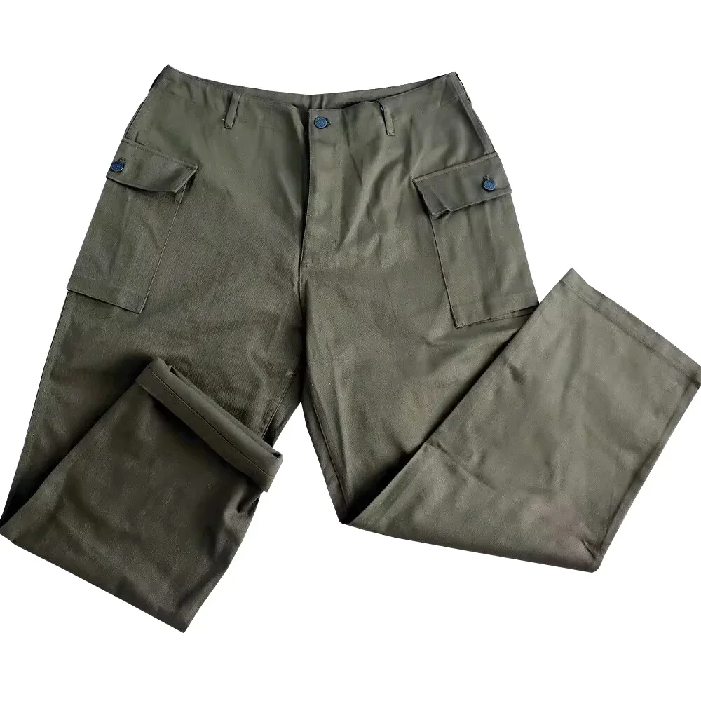 Chaqueta entrenamiento militar WW2 Estados Unidos verde HBT - imagen 4