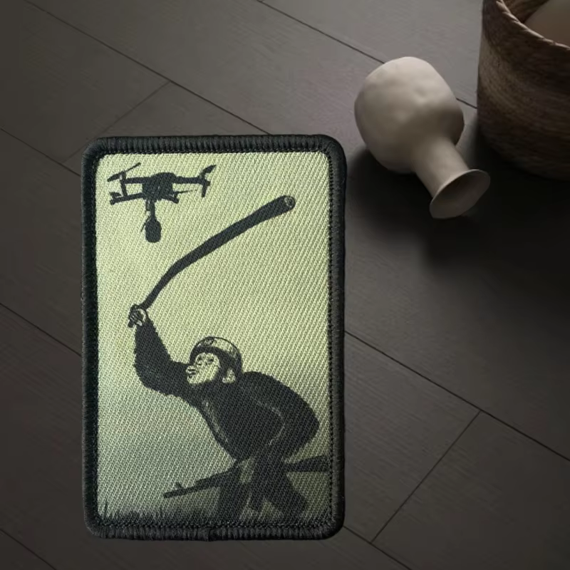 Parche táctico Evolution PVC gancho bucle insignia moral mono - imagen 2