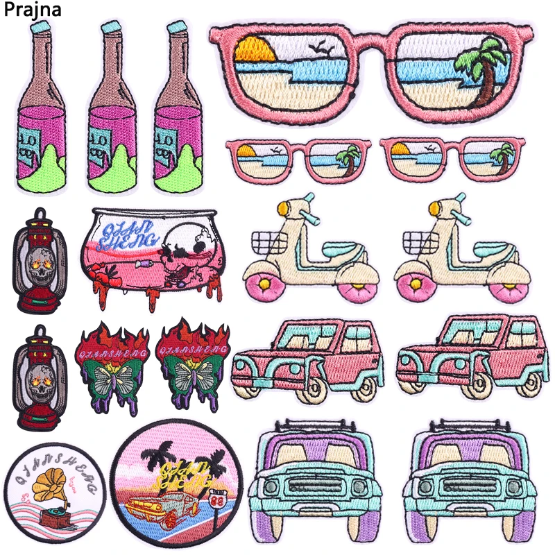 Parche bordado termoadhesivo estilo Jeep para chaqueta - imagen 4