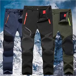 Pantalones softshell invierno Hombre – Cálidos tácticos outdoor S-4XL