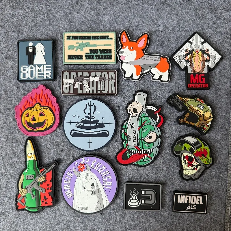 Parche táctico morale PVC con velcro para chaleco o mochila - imagen 3