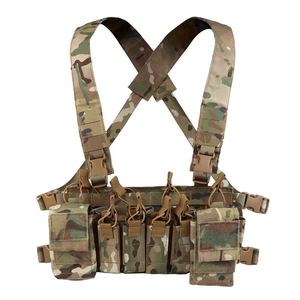 Chaleco táctico D3CRX modular con portacargadores MOLLE multifunción