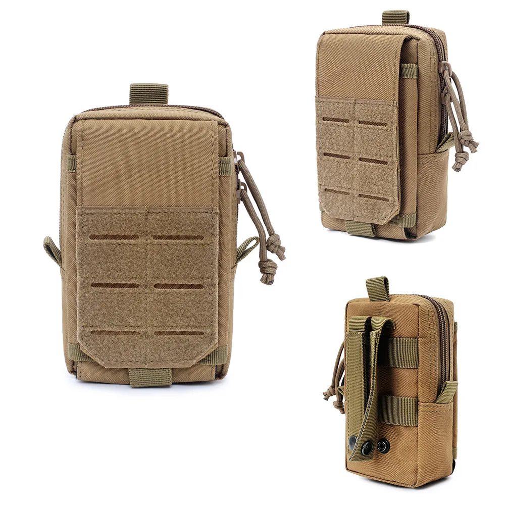 Bolsa táctica MOLLE para teléfono y cargadores, cinturón