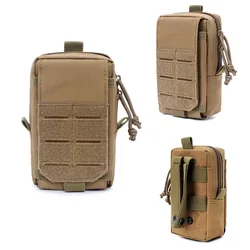 Bolsa táctica MOLLE para teléfono y cargadores, cinturón