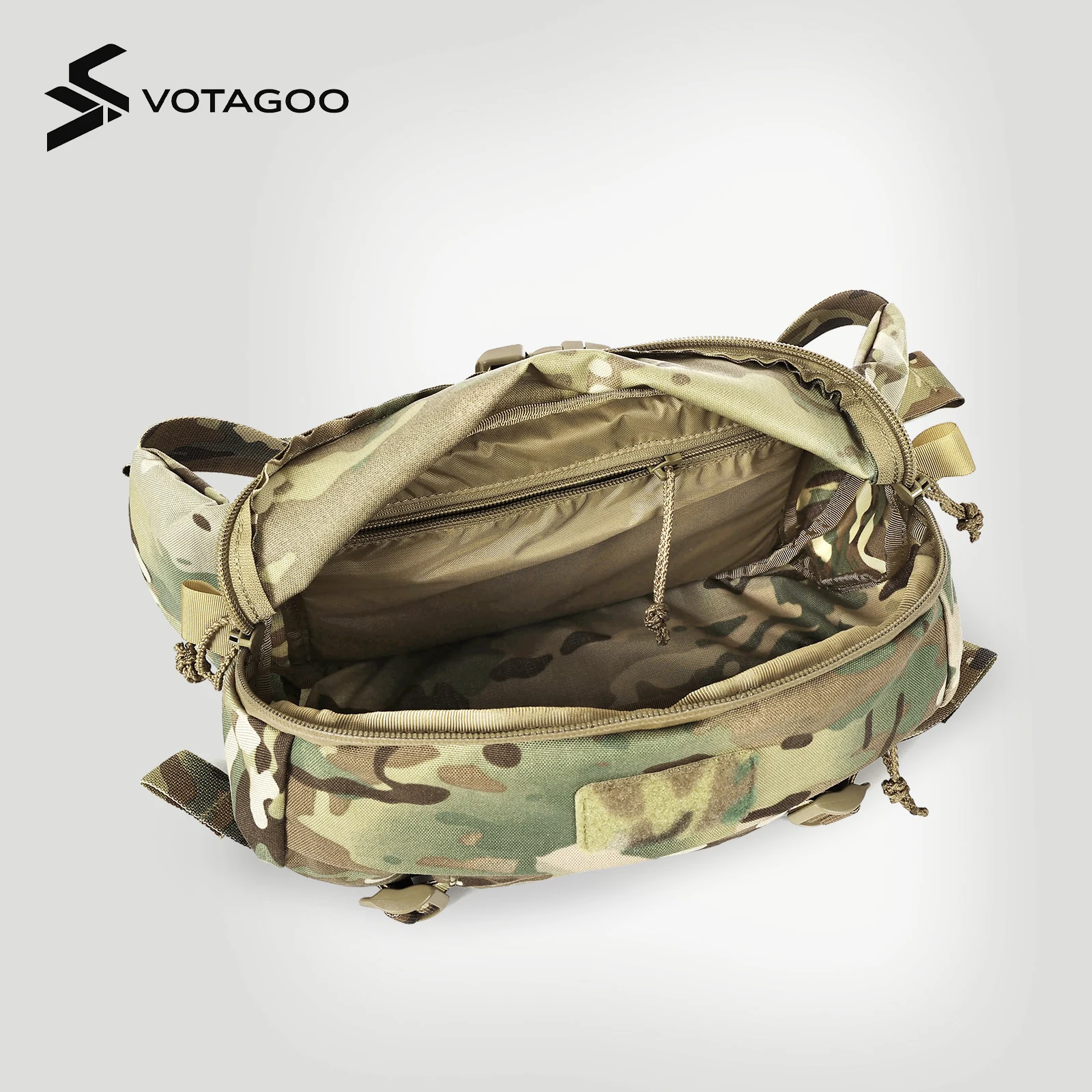 VOTAGOO Riñonera táctica Cordura impermeable bandolera - imagen 5