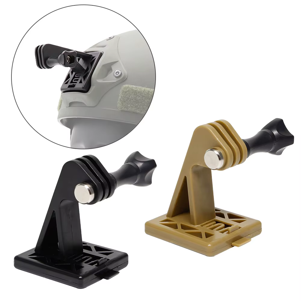 Soporte adaptador casco táctico GoPro Hero para cámara frontal