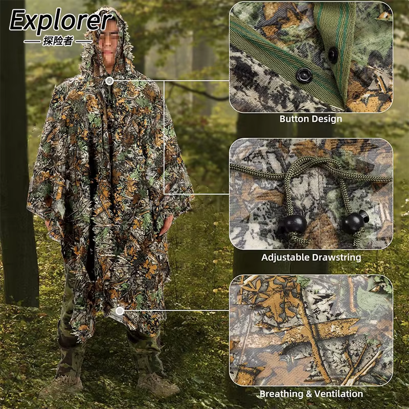 Traje camuflaje 3D biomimético hoja arce - imagen 5