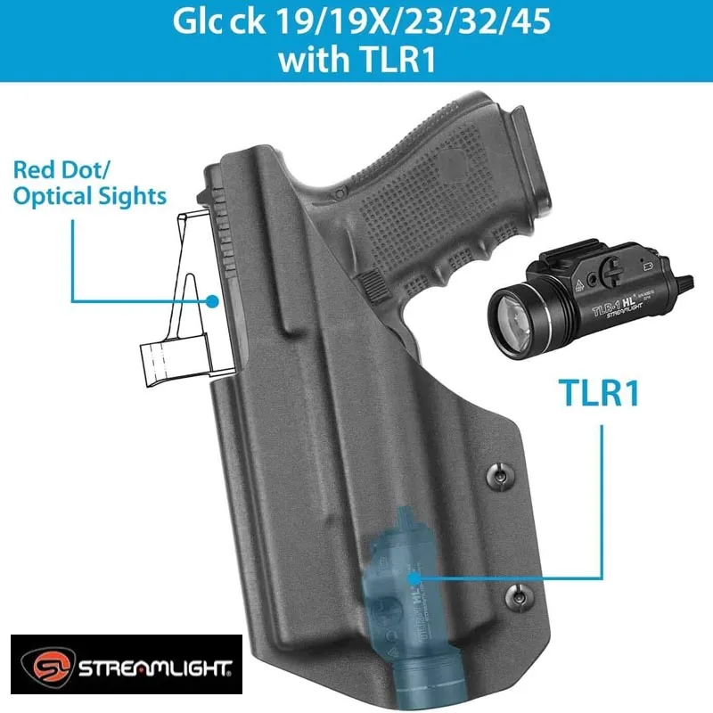 Streamlight TLR7 TLR-1HL linterna táctica con funda para cinturón - imagen 4
