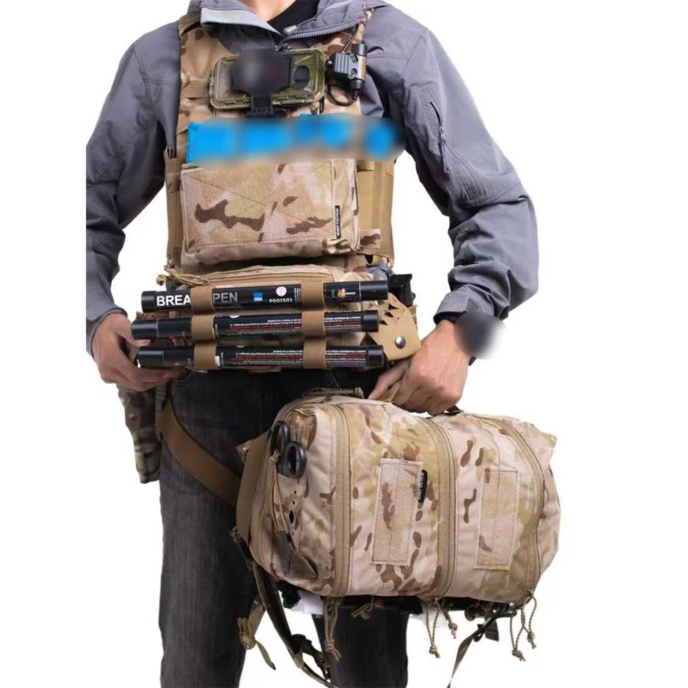 Mochila táctica médica de primeros auxilios para camping y airsoft - imagen 5