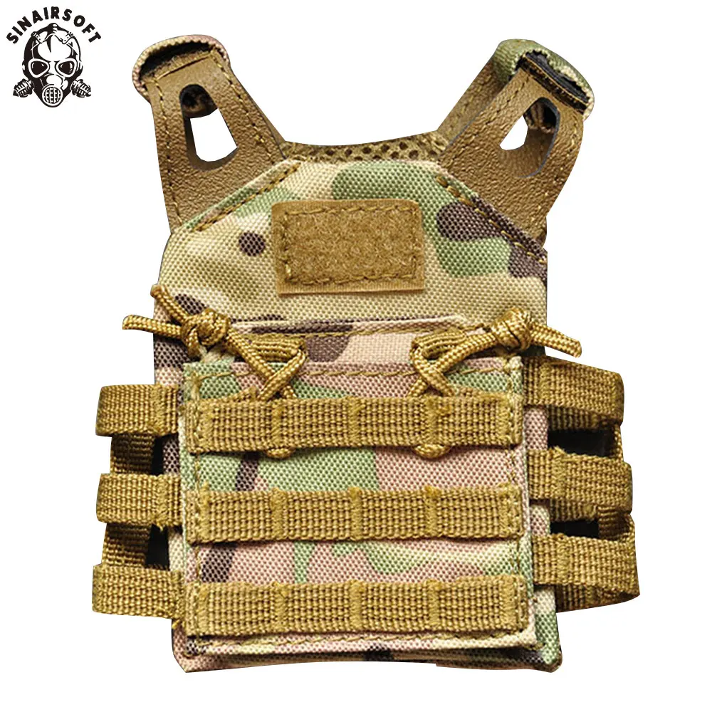 SINAIRSOFT Chaleco táctico MOLLE mini ajustable para caza