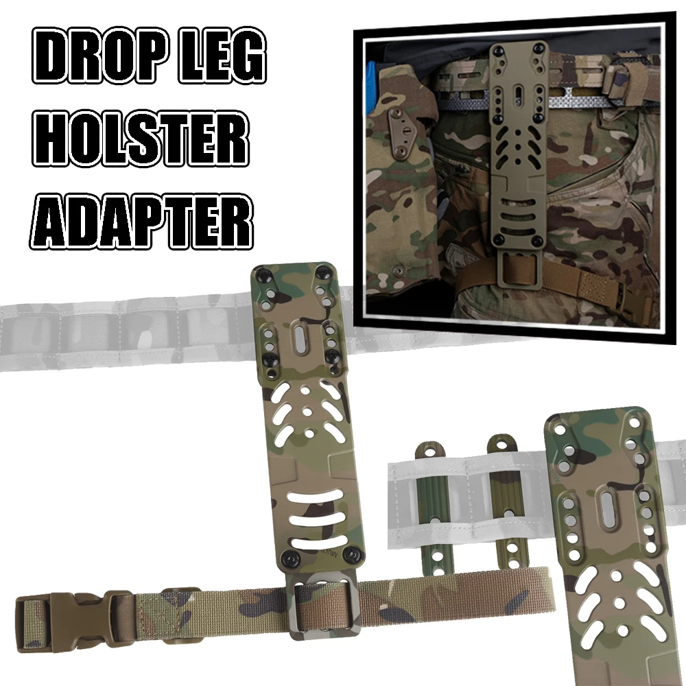 Adaptador holster drop leg QLS para arnés modular con correa de muslo - imagen 3