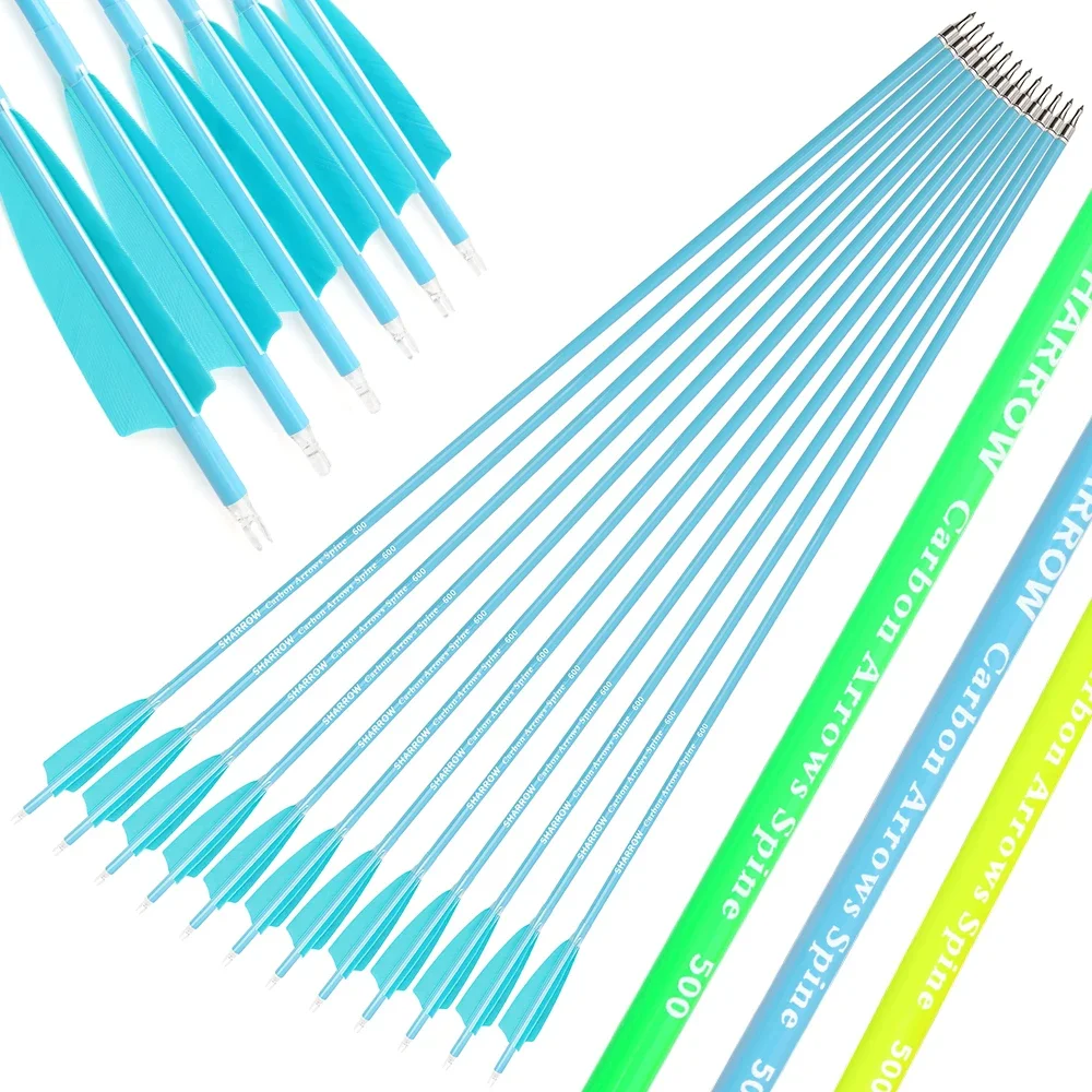 Flechas carbono mixtas para arco compuesto, caza y tiro - imagen 5