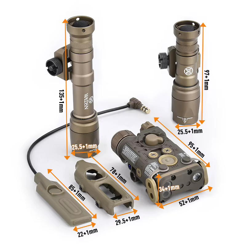 L3 NGAL láser IR verde rojo con linterna SureFire carril Picatinny - imagen 5