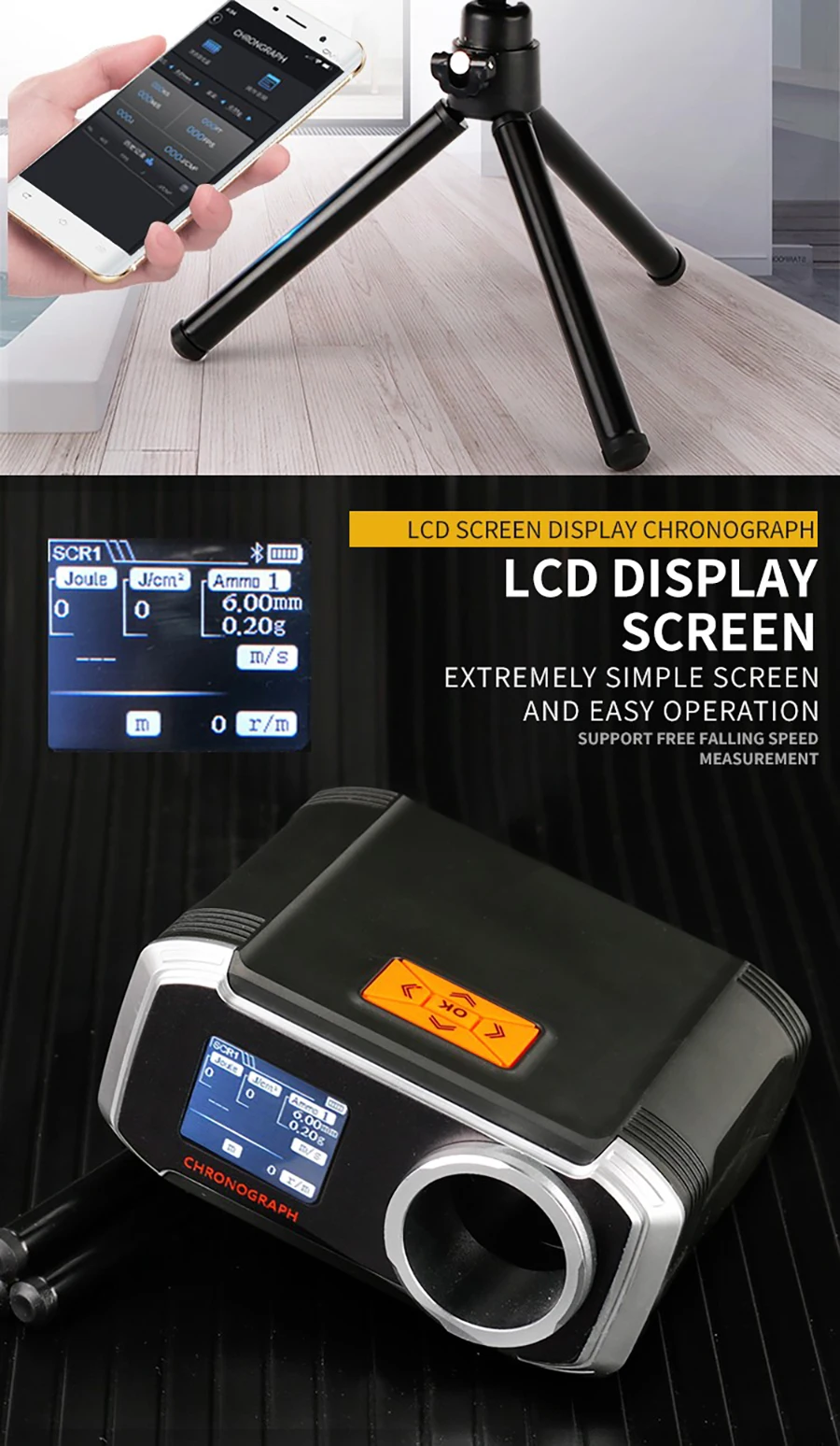 Sensor y formato del medidor