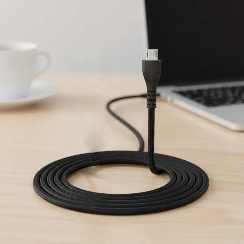 Cable MicroUSB a USB para ratón gaming, PVC, carga rápida - imagen 4