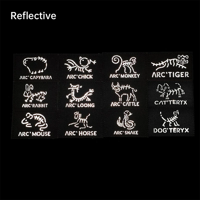 Parche táctico tigre IR reflectante para sistema MOLLE exterior - imagen 4