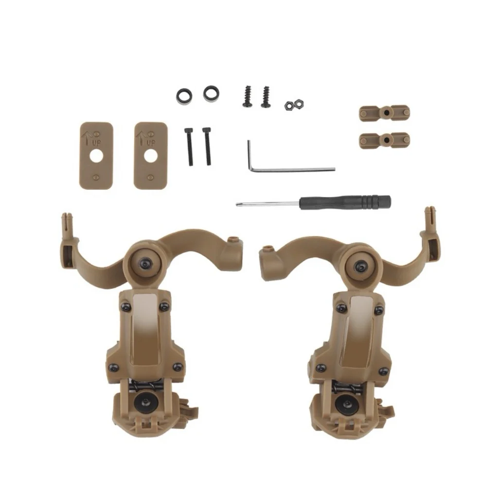 Adaptador de audífonos para casco táctico ARC Track M-LOK OPS giratorio - imagen 2