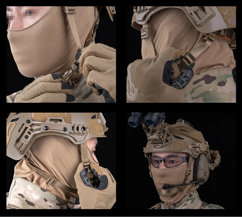 Casco táctico para actividades al aire libre