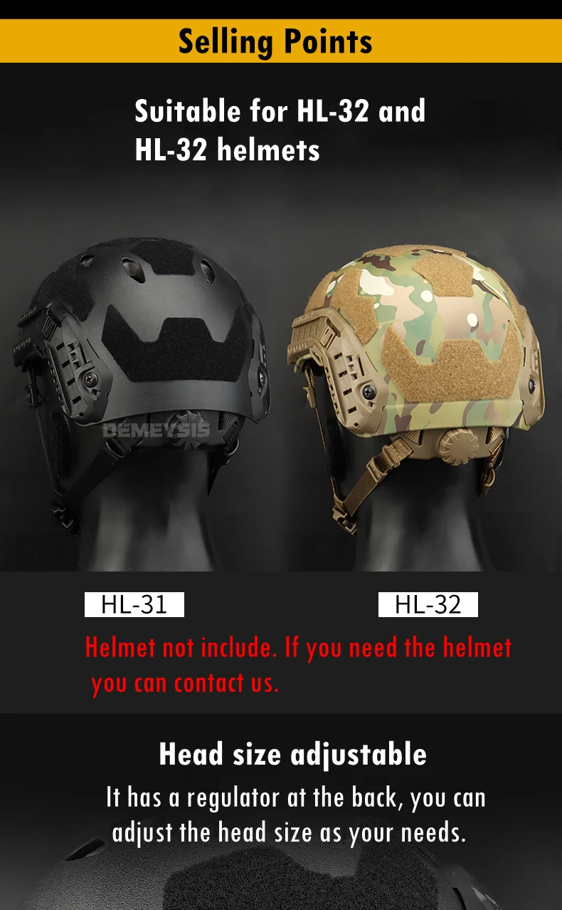 Accesorios y compatibilidad con FAST SF high cut