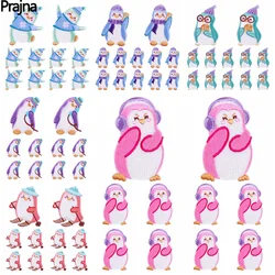 Parche bordado pingüino autoadhesivo para ropa – Diseño animal DIY