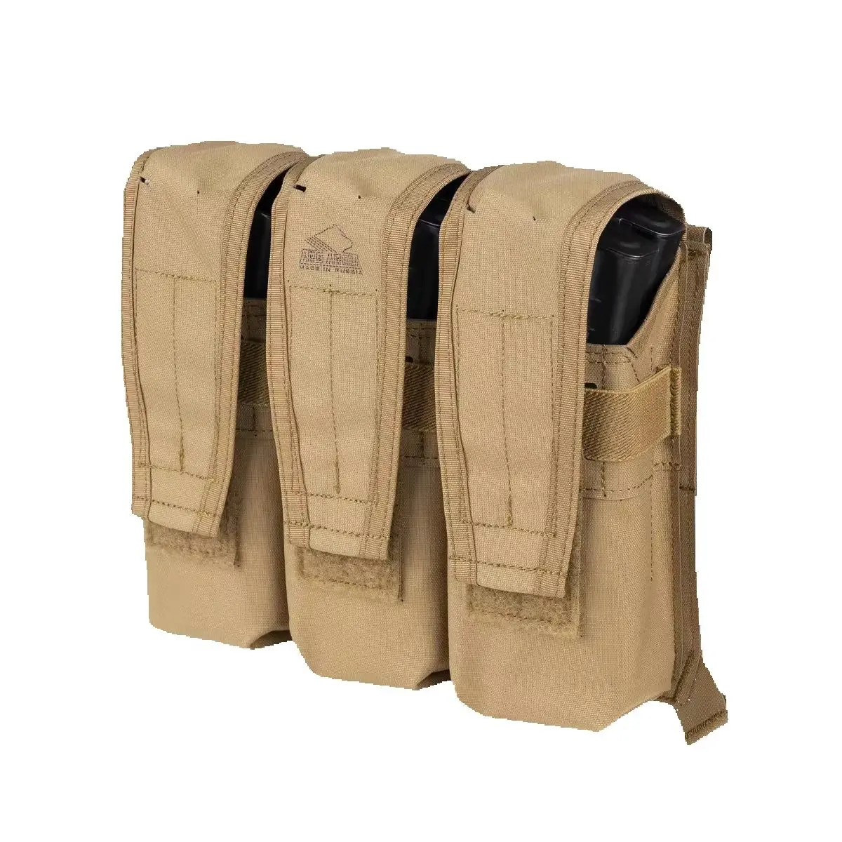 Bolsa táctica para chaleco con solapa y sistema MOLLE modular - imagen 5