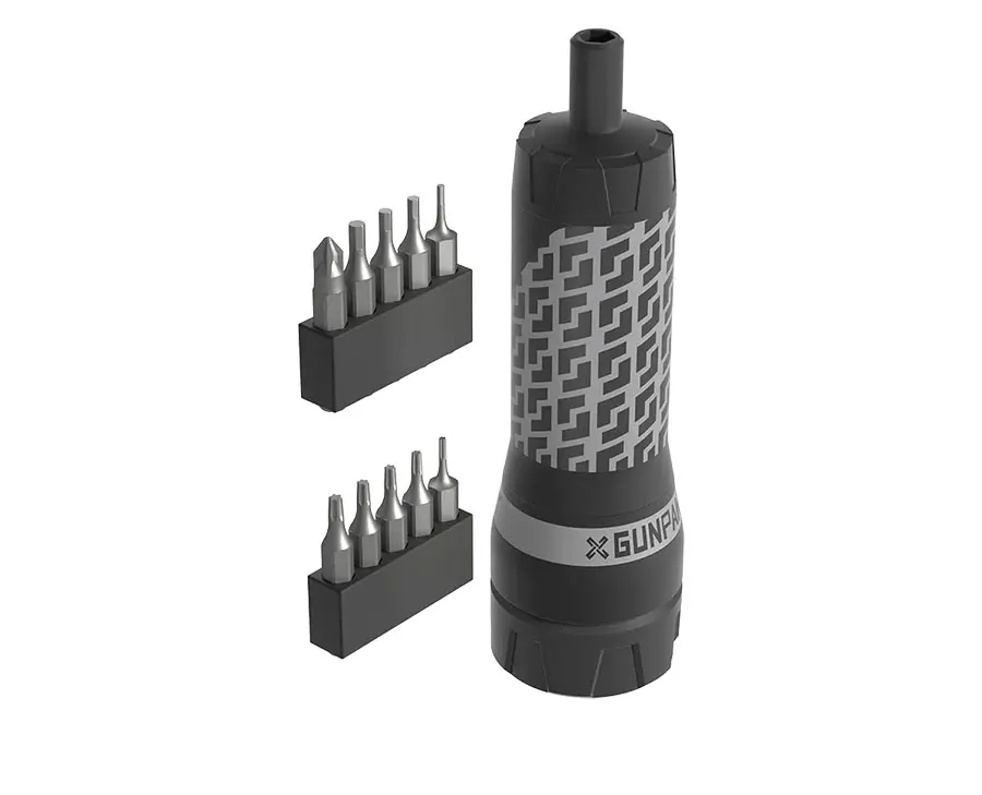 Selector/escala del par y cuerpo con goma