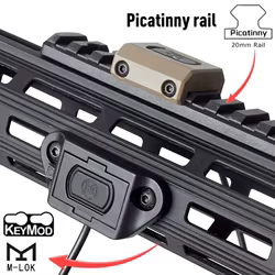 Interruptor táctico de presión Crane para PEQ15 DBAL A2 y Surefire