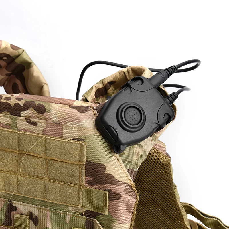WADSN adaptador PTT táctico para auriculares TCI y radio Airsoft - imagen 5