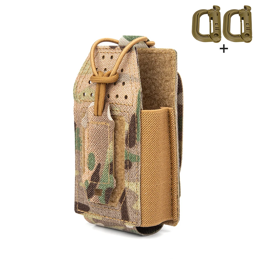 Bolsa táctica MOLLE de nylon resistente para radio colgante - imagen 2
