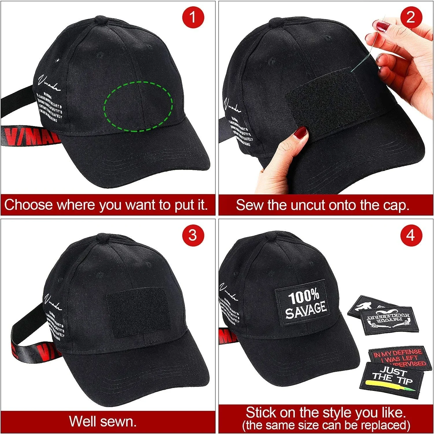 Insignias bordadas con estilo para personalización