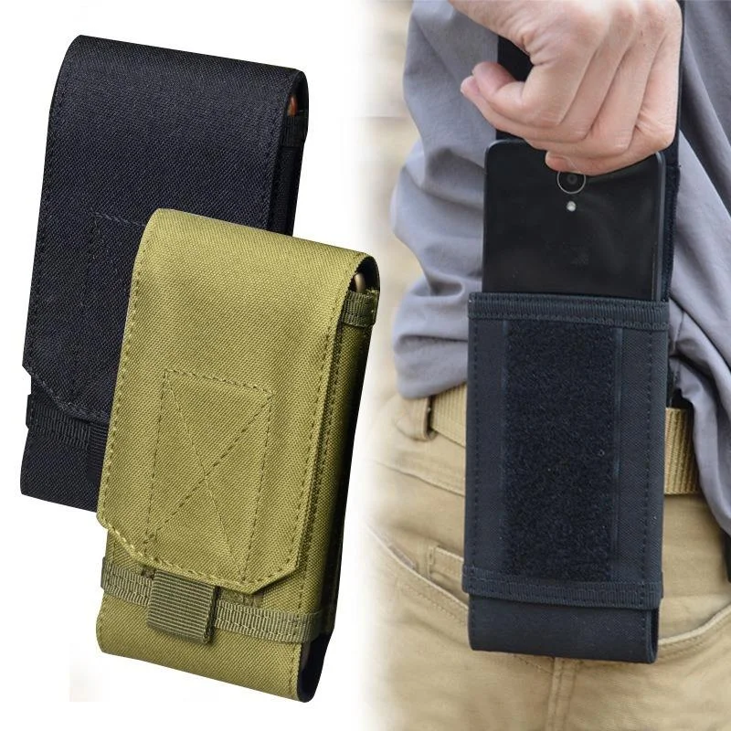 Funda táctica MOLLE resistente para teléfono con presilla de cinturón - imagen 4