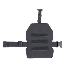 Placa táctica de pierna MOLLE para muslo, protección