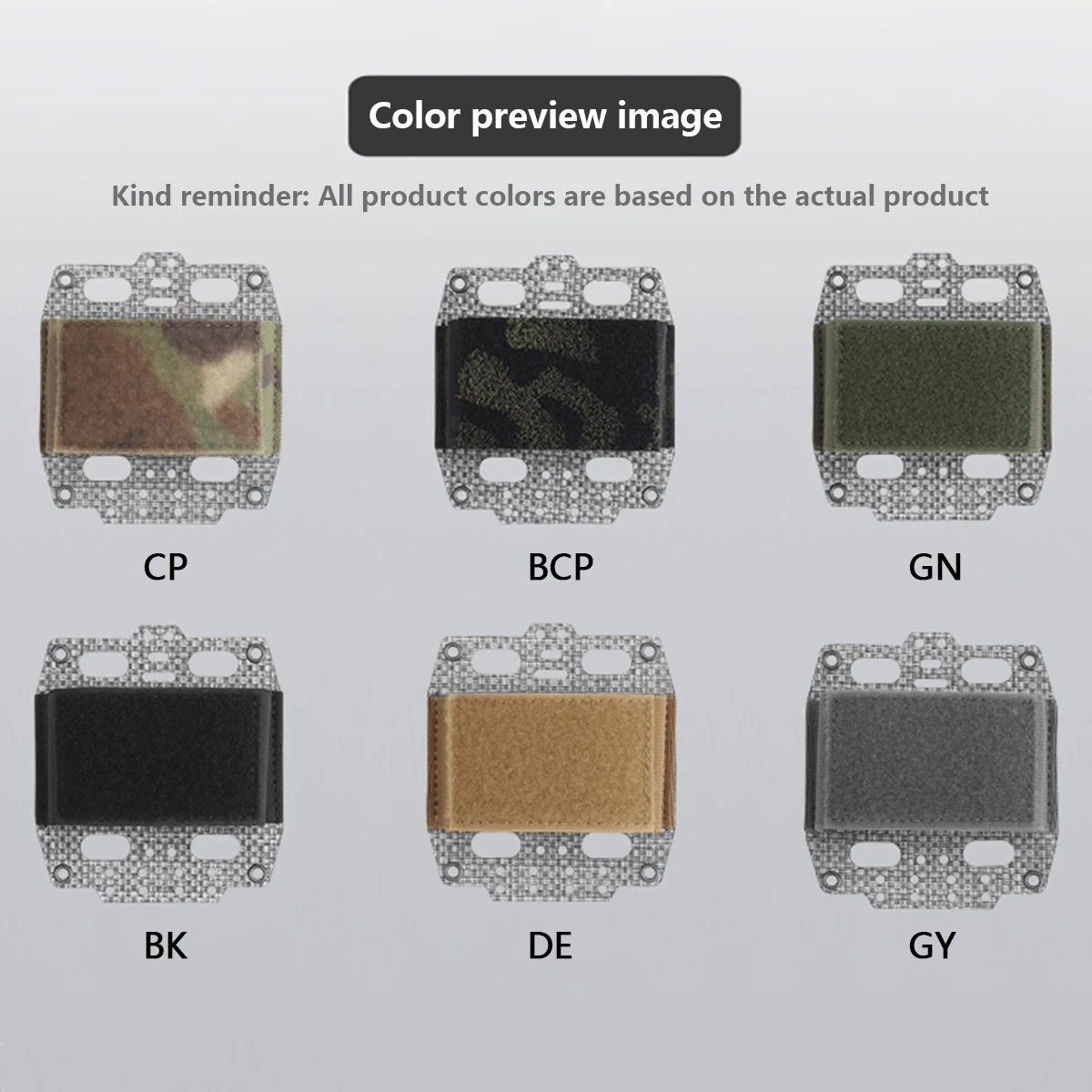 Material ligero y velcro