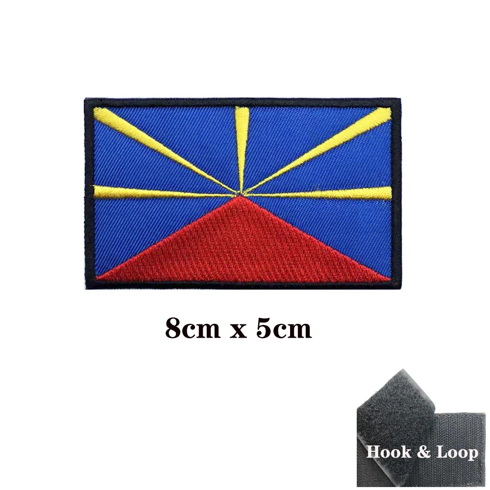 Niwang Island brazalete táctico – Bordado cierre velcro bandera militar