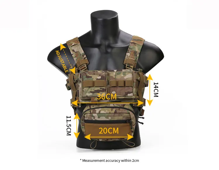 Detalle de material y construcción en Cordura 500D