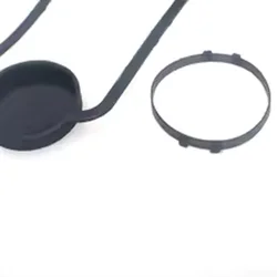 Cubierta protectora de lente antipolvo goma negra para NVG PVS-18