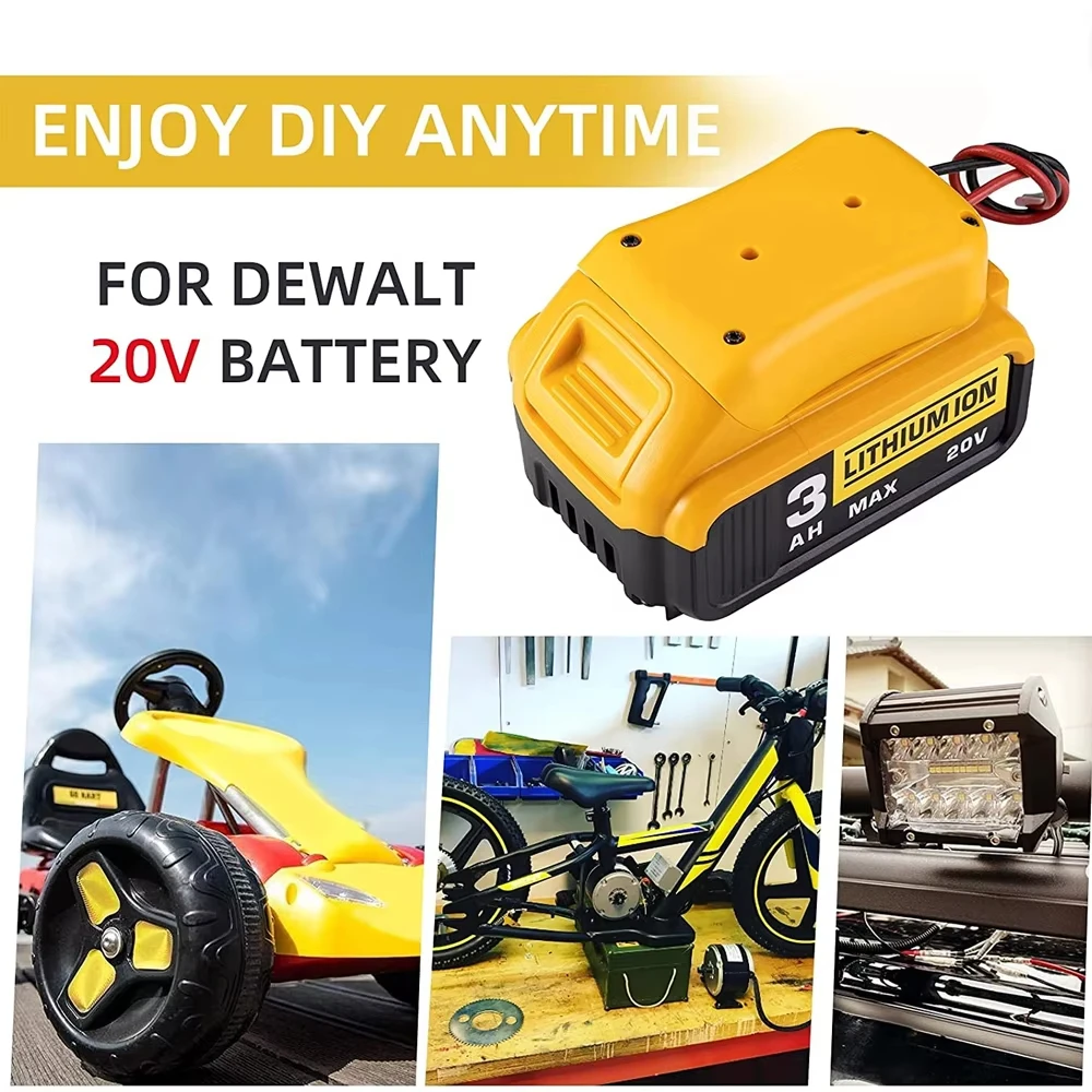 Adaptador batería DeWalt 14,4–20V para herramientas Li-ion - imagen 4