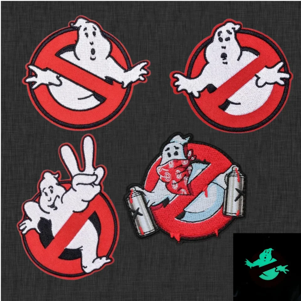 Ghostbusters parche táctico Punk bordado con velcro para ropa - imagen 3