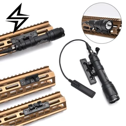 Linterna táctica M600 con montura M-LOK y compatibilidad Keymod