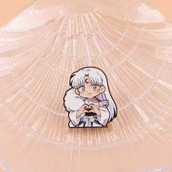 Pin de esmalte manga – Broche metálico decorativo para mochila y ropa