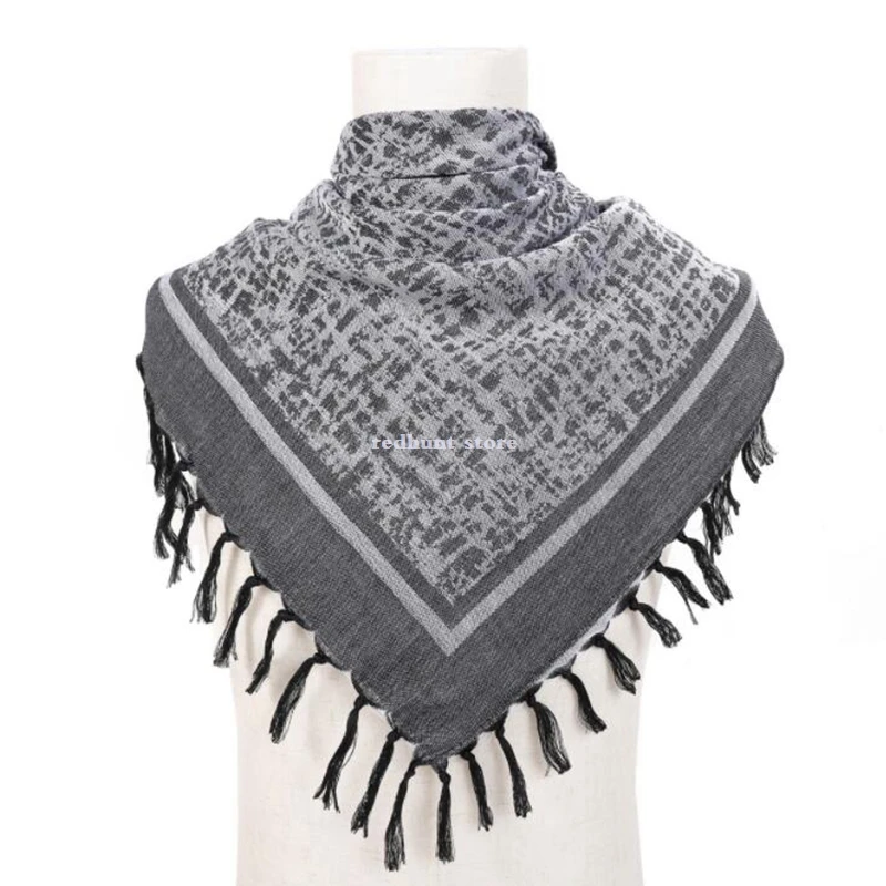 Shemagh táctico desierto algodón – Bufanda militar MOLLE compatible - imagen 2