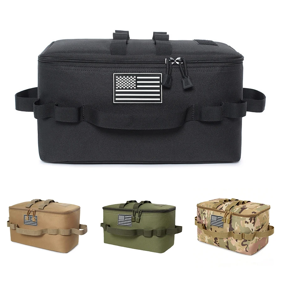 Bolsa de almacenamiento táctica para camping con tablero divisorio - imagen 4