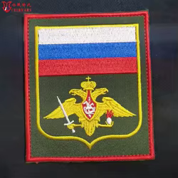 Insignia bordada táctica rusa para brazo, hombro y brazalete