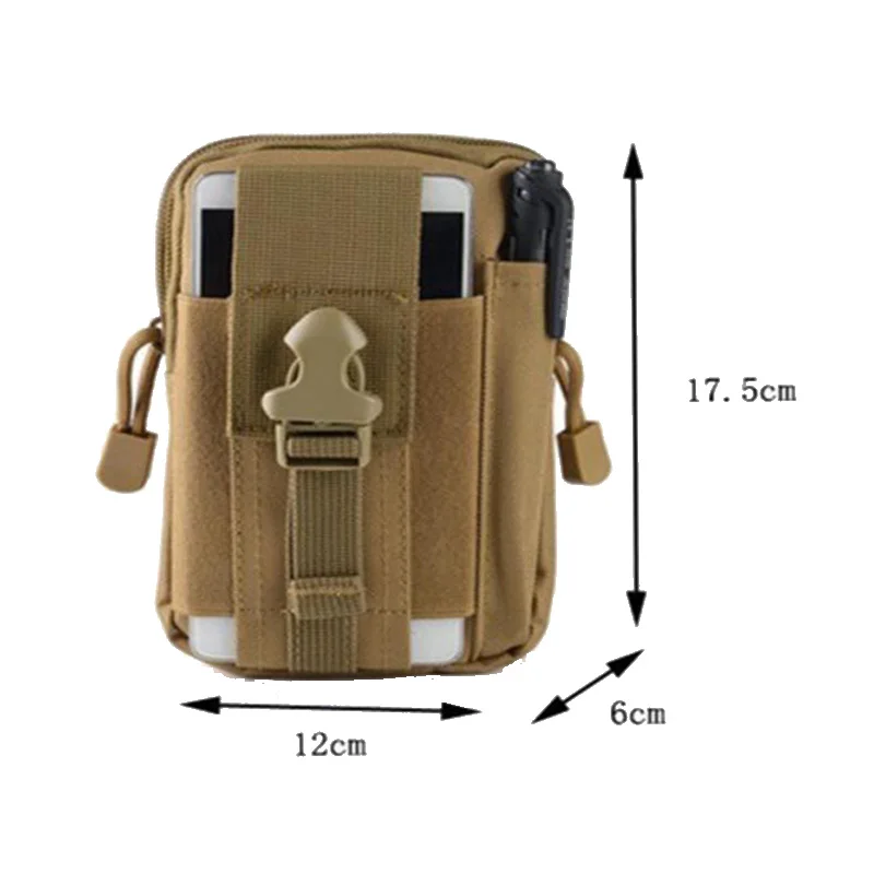 Riñonera táctica impermeable Oxford para caza, camping y montañismo - imagen 3