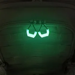 Cremallera autoluminiscente para mochila táctica – 4 colores