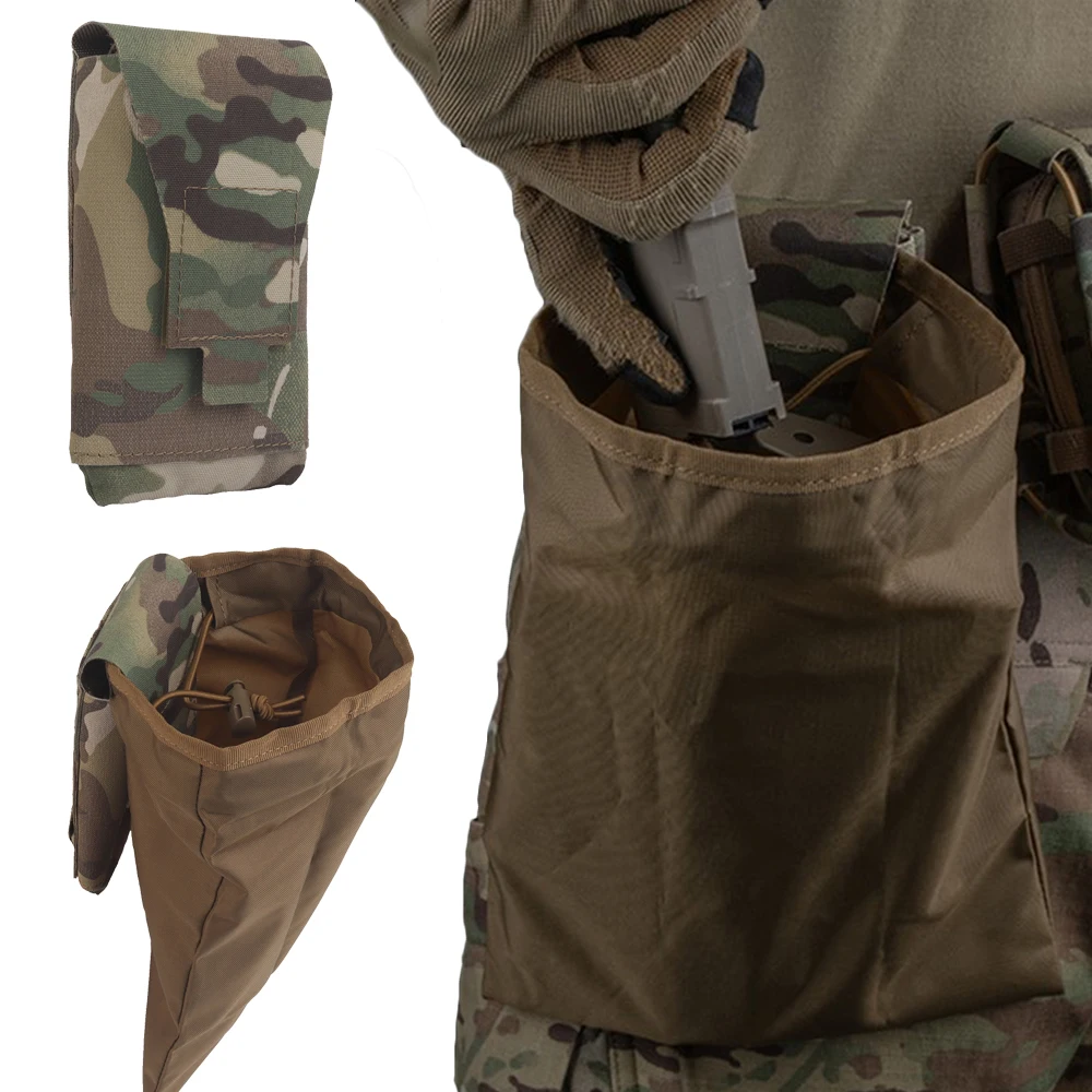 Bolsa MOLLE táctica plegable de despliegue rápido para cinturón - imagen 2