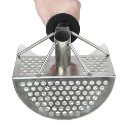 Pala de acero inoxidable Hex para playa y caza