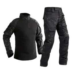 G2 Uniforme táctico tipo Frog manga larga y pantalón cargo